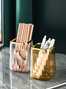 1入組塑料儲物盒家用簡約透明儲物盒 - 無色 - 查看 7