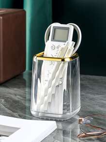 1入組塑料儲物盒家用簡約透明儲物盒 - 無色 - 查看 9