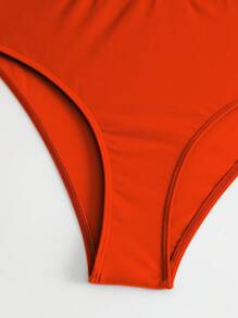 Váy Bikini Xoắn Phía Trước, Cho Kỳ Nghỉ Hè Ở Bãi Biển - trái cam - Xem 6