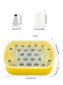 Vòi phun bằng thép không gỉ 25 chiếc & Bộ chuyển đổi 2 chiếc - Nhiều màu - Xem 7