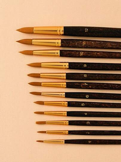 opeth 12-delat set med konstpenslar Tillbaka till skolan