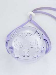 1个透明防咬头套和眼罩，适用于猫狗，有助于在看兽医和美容时防止咬人。 - 無色 - 查看 2