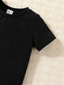 Souflis Souflis Áo thun in hình gấu và quần short kẻ caro cho bé trai, dành cho Giáng sinh - Nhiều màu - Xem 5