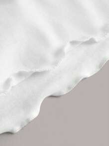 ROMWE Kawaii Conjunto de pijama con estampado de dibujos animados de cuadros - Azul y blanco - Ver 4