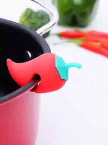 1入組辣椒設計鍋蓋防溢裝置