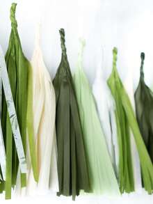 3包紙拉旗現代流蘇裝飾派對裝飾拉旗 - 彩色 - 查看 4