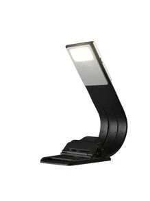 1 pieza ABS mini Libro de luz con Clip - Blanco - Ver 2