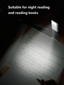 1 pieza ABS mini Libro de luz con Clip - Blanco - Ver 5