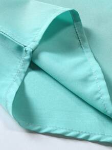 Manfinity Homme 漸層設計男士鈕扣襯衫 (不含內搭T恤)，短袖度假沙灘襯衫，適合老公 - 彩色 - 查看 6