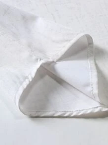 Manfinity Homme 男士素色前排扣襯衫不帶T恤 - 米色 - 查看 5