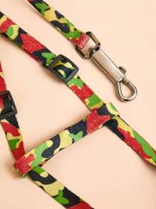 1PC Camo In Dây Đai Thú Cưng & 1 Dây Xích Cho Chó Và Mèo Cho Ngoài Trời - Nhiều màu - Xem 4