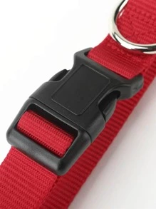 1入組可調節寵物項圈適用於狗狗和貓適用於戶外 - 紅色 - 查看 4