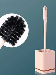 1入粉色圓頭馬桶刷 - 粉色 - 查看 1