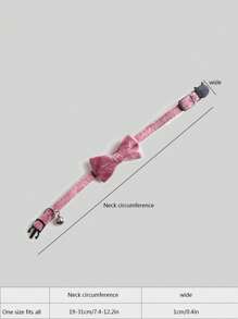 1 cái nơ trang trí cổ áo thú cưng cho chó và mèo ngoài trời - Màu Đỏ Sâu - Xem 2