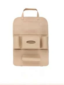 1入組車座後背收納袋 - 米色 - 查看 3