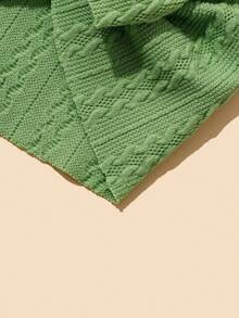 2入組嬰兒蝴蝶結裝飾髮帶和包巾帽 - 彩色 - 查看 8