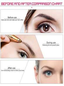 1入組電動除毛設備不帶電池