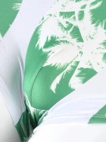 男士5入組熱帶印花和字母圖案平角內褲 - 彩色 - 查看 5