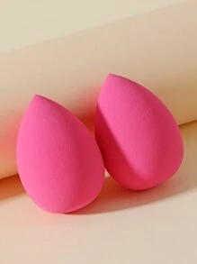 2pcs Makeup Sponge - Hot Pink - View 2