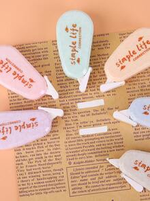 MOYL 6 Màu Hỗn Hợp Chữ Đồ Họa Mini Băng Chỉnh, đơn Giản Di Động Mất Trắng Băng Chỉnh Cho Học Sinh, Văn Phòng - Nhiều màu - Xem 2