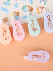 MOYL 6 Màu Hỗn Hợp Chữ Đồ Họa Mini Băng Chỉnh, đơn Giản Di Động Mất Trắng Băng Chỉnh Cho Học Sinh, Văn Phòng - Nhiều màu - Xem 7