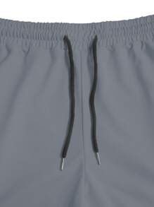 Manfinity Homme Bộ hai mảnh Nam Dây kéo Khối Màu Giải trí - Xám - Xem 4