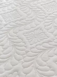 1 Cặp Vỏ Gối Họa Tiết Không Chất Độn, Vỏ Gối Đơn Giản Cho Giường - trắng - Xem 4