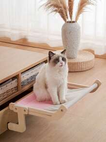 1pc Hanging Pet Window Perch For Cat For Sleeping - Multicolor - View 1