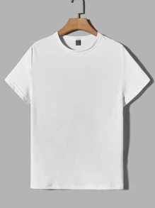 GENTILAND Áo thun & Áo lót Nam màu trơn Giải trí - trắng - Xem 1