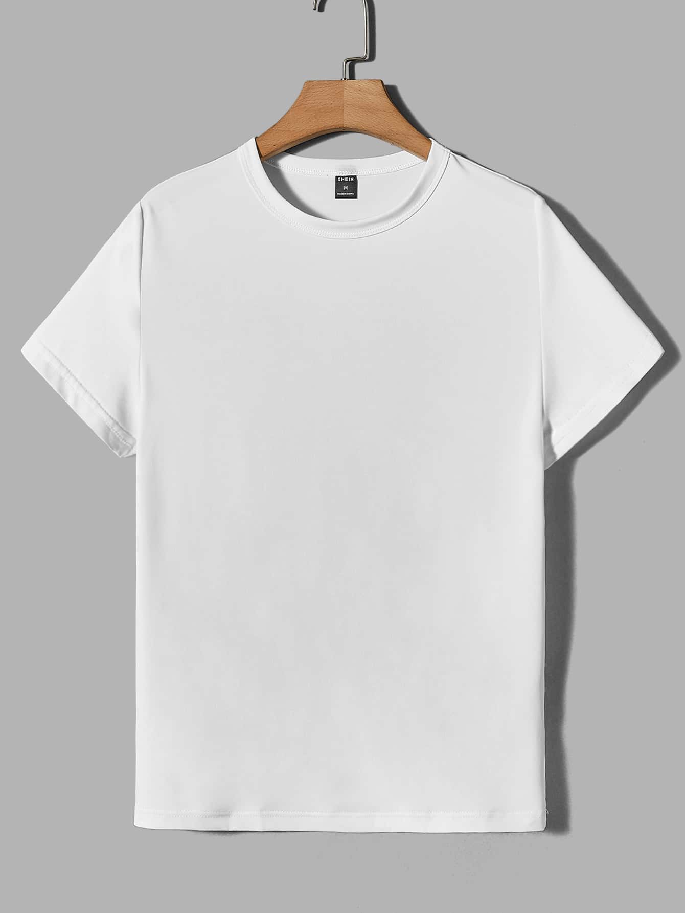 GENTILAND Áo thun & Áo lót Nam màu trơn Giải trí - trắng - Xem 1