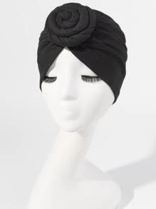 Awegeo Women's Turbans Style Cap, Light Luxury African Style Headscarf Hat, Important Occasion Wearing Headband Hijab