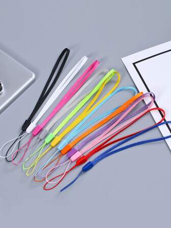 12pcs Random Color Phone Lanyard Gifts For Mother, Family, Friends, Birthday, Holiday Phone Charm, Phone Chain