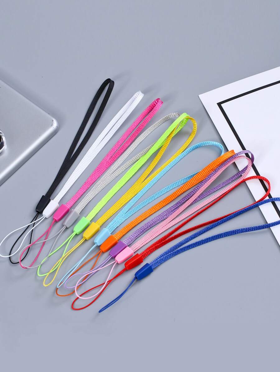 12pcs Random Color Phone Lanyard Gifts For Mother, Family, Friends, Birthday, Holiday Phone Charm, Phone Chain