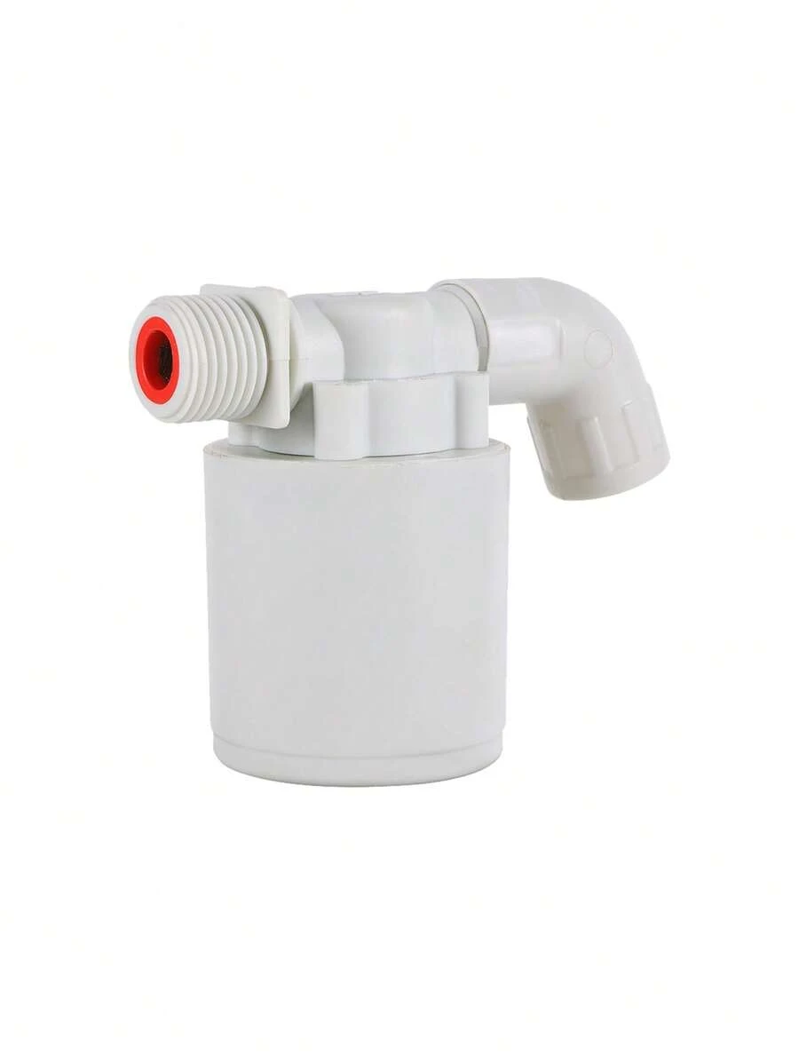 1pc Straight Automatic Water Level Control Valve With Floating Ball Valve Mounted In Water Tank For Non-penetrating Water Inlet And Outlet Valve - Grey - View 1