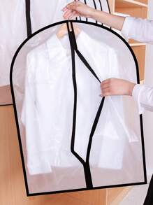 1入組便衣防塵罩透明PEVA掛衣收納袋家用 - 無色 - 查看 2