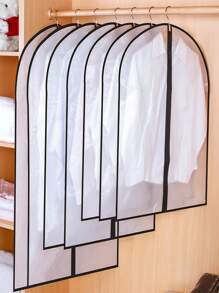 1入組便衣防塵罩透明PEVA掛衣收納袋家用 - 無色 - 查看 4