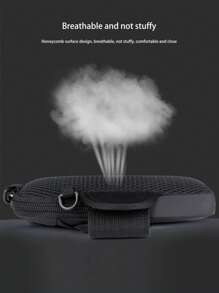 1pc Waterproof Running Arm Bag - Black - View 6