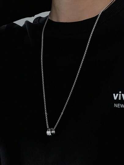Guys Geo Dekorasi Rantai Kalung
