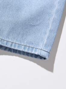 SHEIN Explorewe 男童休闲百搭常规版型舒适牛仔短裤