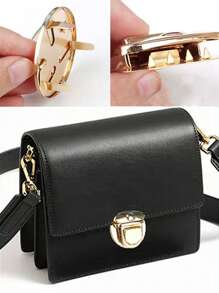 2pcs Iron DIY Lock DIY Accessories Replacement Reusable Bag Accessories Handbag Tote Bag Backpack Bag Present - Gold - View 5