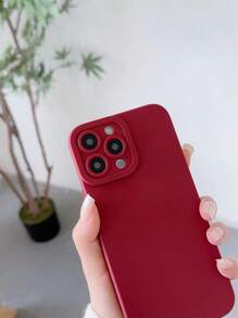 Funda de móvil unicolor - Burdeos - Ver 4