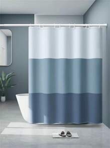 1入組撞色浴簾或浴毯現代浴室防水浴簾或浴墊 - 彩色 - 查看 1