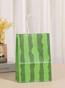 12pcs Paper Gift Bag, Watermelon Pattern Gift Wrapping Bag For Party - Multicolor - View 5