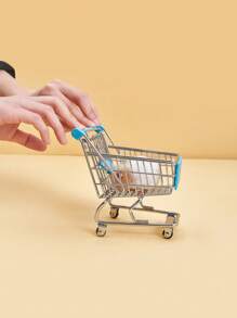 1pc Shopping Cart Design Hamster Toy For Small Animal Sleeping And Playing - Multicolor - View 5