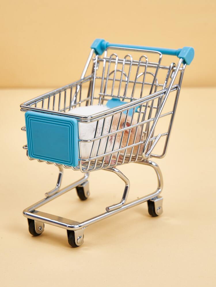 1 pieza Juguete de hámster carro de compra para pequeño animal de dormir con - Multicolor - Añade 7