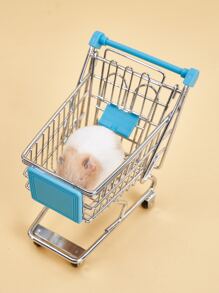 1pc Shopping Cart Design Hamster Toy For Small Animal Sleeping And Playing - Multicolor - View 8