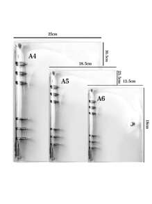 1pc Clear Loose-Leaf Cover, Simple Multi-Purpose Loose Leaf Notebook Binder For Office, Student Back To School,Back To School,School Supplies