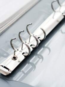 1pc Clear Loose-Leaf Cover, Simple Multi-Purpose Loose Leaf Notebook Binder For Office, Student Back To School,Back To School,School Supplies