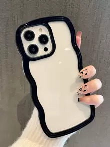 Apple 2in1 Transparent Black Shockproof Phone Case Compatible With Iphone 11, 12, 13, 14, 15, 7A16