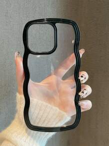 Apple 2in1 Transparent Black Shockproof Phone Case Compatible With Iphone 11, 12, 13, 14, 15, 7A16